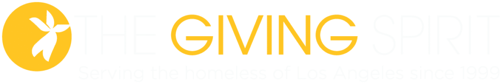 The Giving Spirit logo - reversed