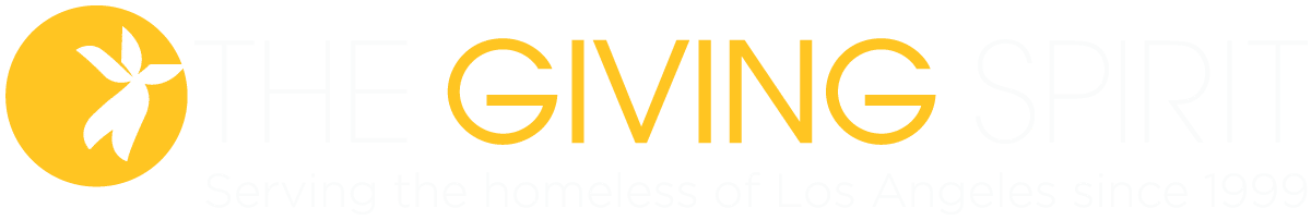 The Giving Spirit logo - reversed
